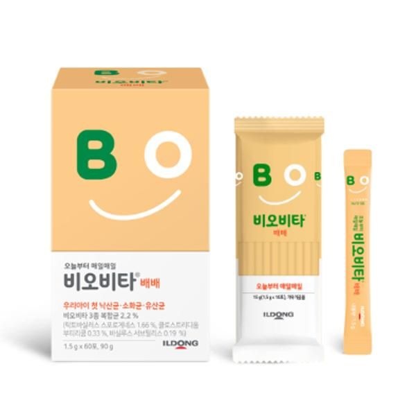 | 일동 | 비오비타 배배 (60포) 포뮬러 핵심균주 장건강 건강밸런스 아연함유 유익균