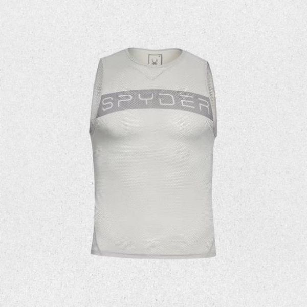 스파이더 <매장정품> 스파이더 SPYDER 남성 사이클 프로웹 레터링 슬리브리스 베이스레이어 SPHPCNSL501MLGR V1SPFE 1432986