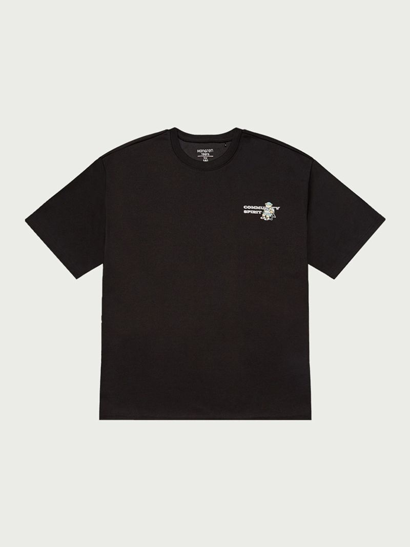 HANGTEN TEENS HANGTEN TEENS 틴즈 ESG 베어 쿨링 반팔 티셔츠_100(14520-031-407-31)