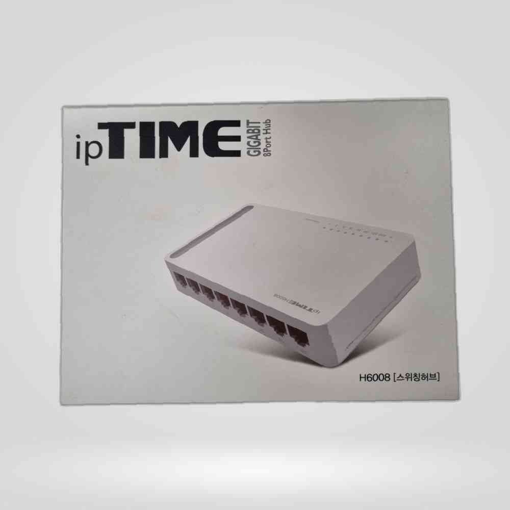 (주)이에프엠네트웍스 ipTIME 아이피타임 H6008 스위칭 허브 와이파이 기가비트 인터넷 확장 유선