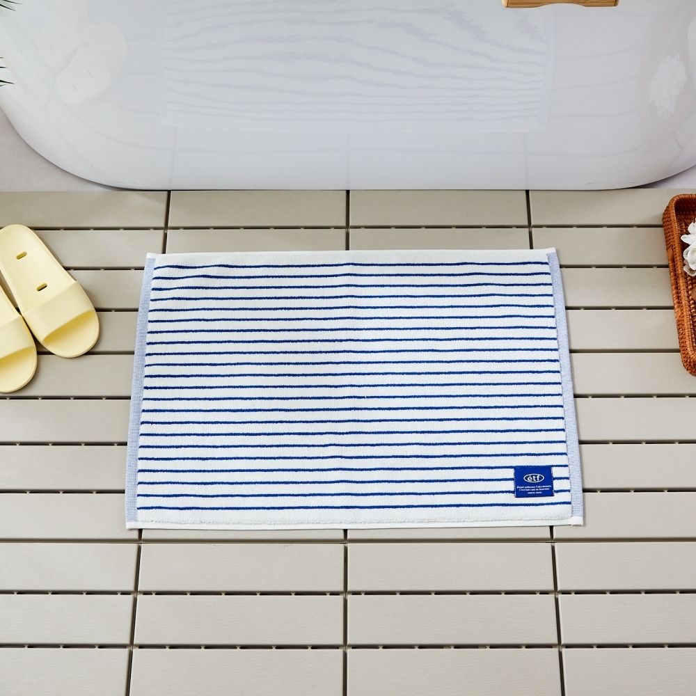 [롯데백화점] 모던하우스 컬러 스트라이프 타월발매트 BLUE 45X65cm_NANTONG_BG2025015 LE1220928519