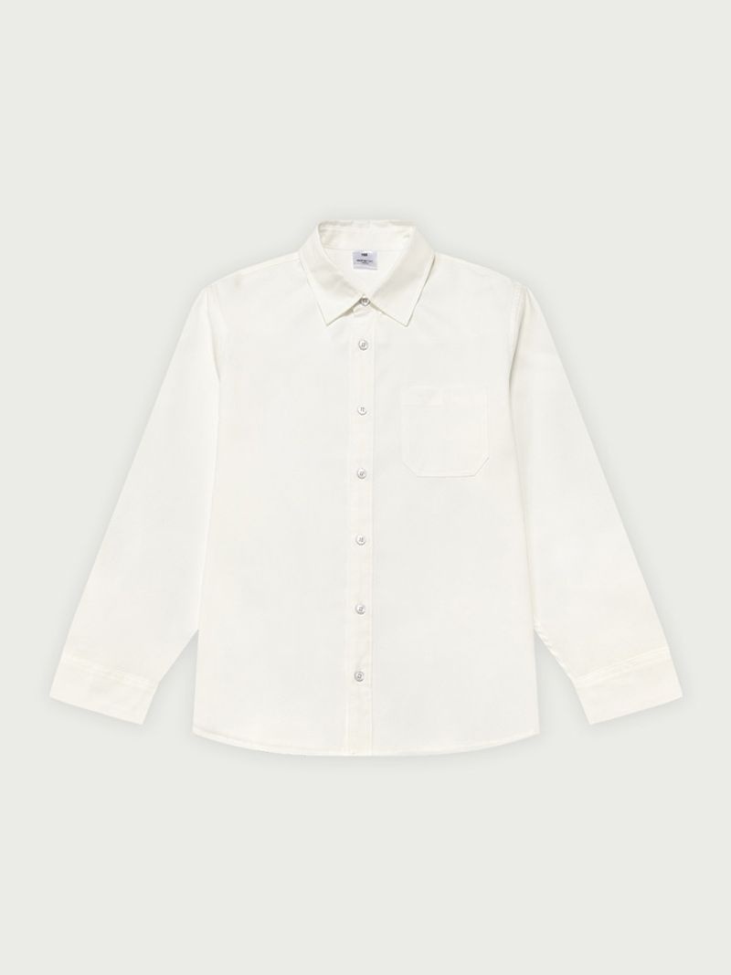 HANGTEN TEENS HANGTEN TEENS 틴즈 코튼 폴리 옥스포드 셔츠_003(14530-020-601-21)