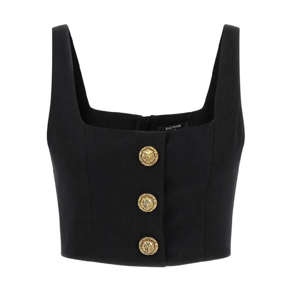 발망 발망 버튼 클로저 크롭 탑 GF1AB520WC09 TP452668913