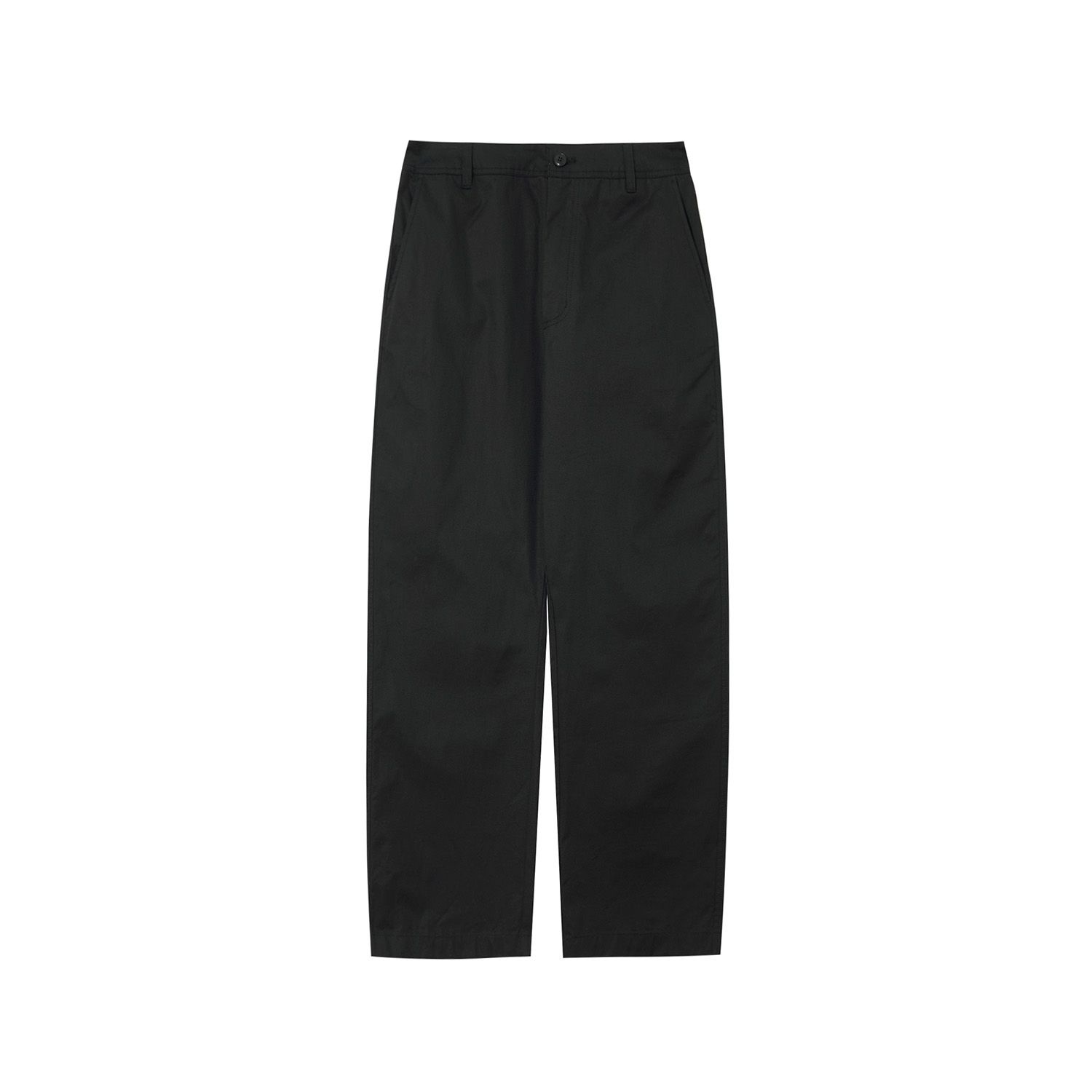 [롯데백화점] 캉골 코튼 스트레이트 팬츠 4568 블랙 KSECPT45680 LE1221400759