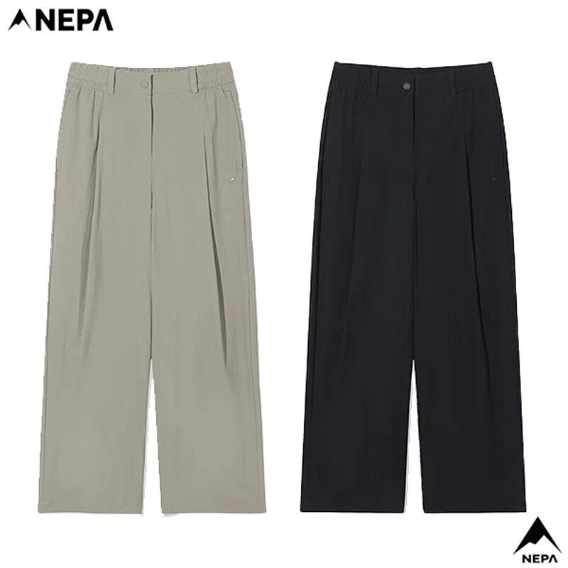 네파7M41662 여성 여름 컴포 쿨 UV차단 캐주얼 와이드 팬츠 바지_2컬러 기존가 129.22478842462342977