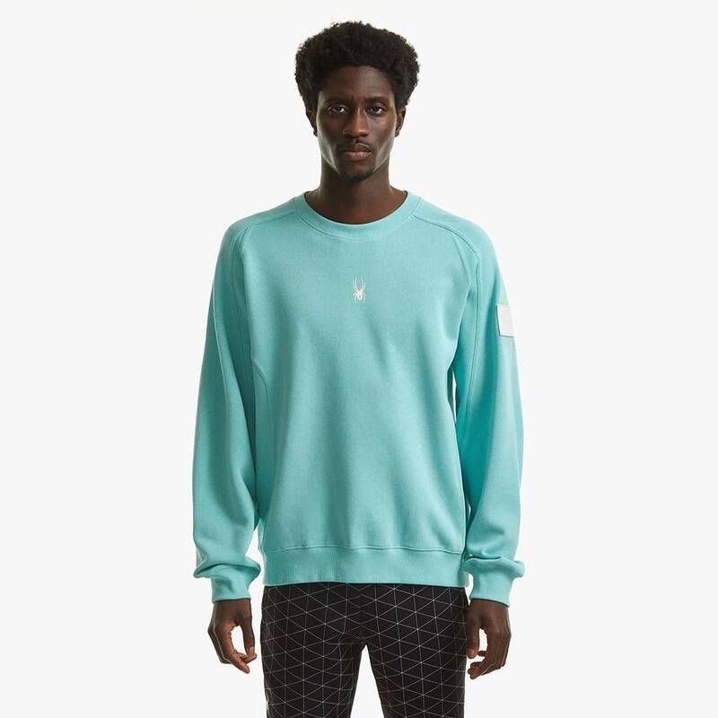 스파이더 <매장정품> SPYDER 스파이더 공용 레터링 와펜 맨투맨 티셔츠 SPHPCNRL303UMNT 1351989