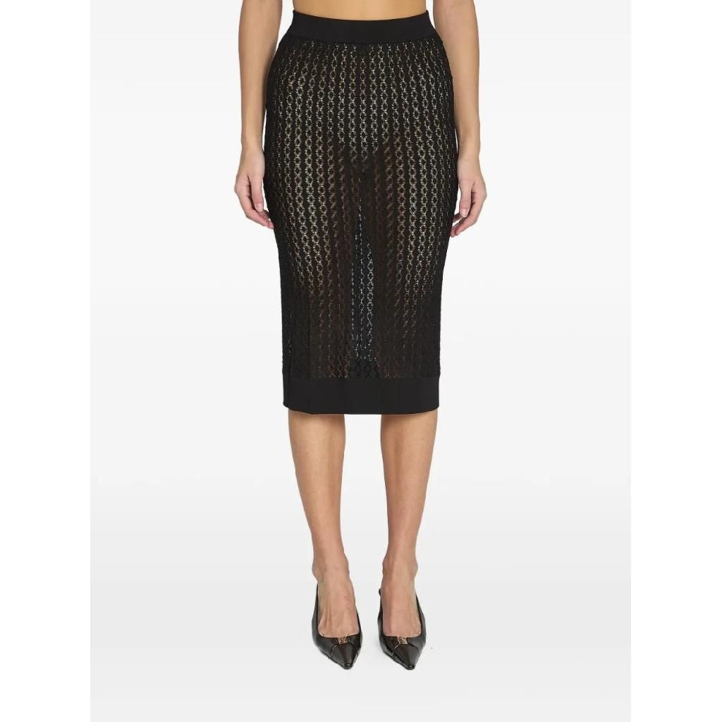 생로랑 포인텔 니트 스커트 806962Y76VX1000 TP452672774