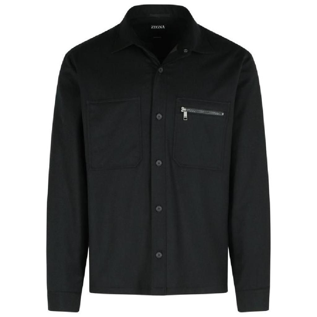 제냐 제냐 지퍼 디테일 스트레이트 헴 셔츠 UGV01A2SOTM2 290 TP945280864