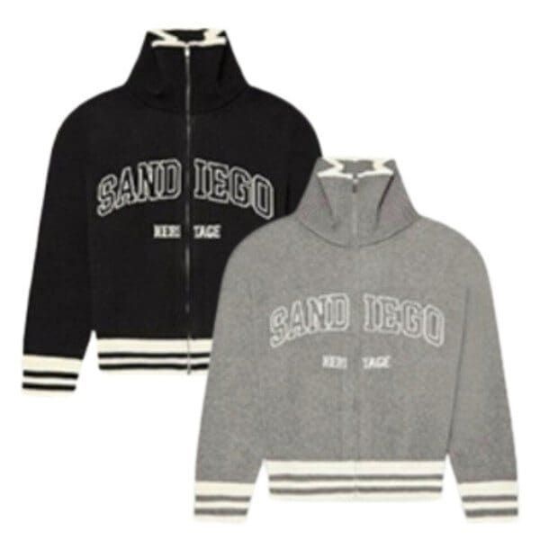 행텐 행텐 여성 샌디에고 자가드 집업 가디건10520-140-421-34_BP 1166999