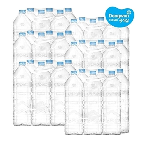 [동원에프앤비]동원샘물 무라벨 생수 2L x 36개