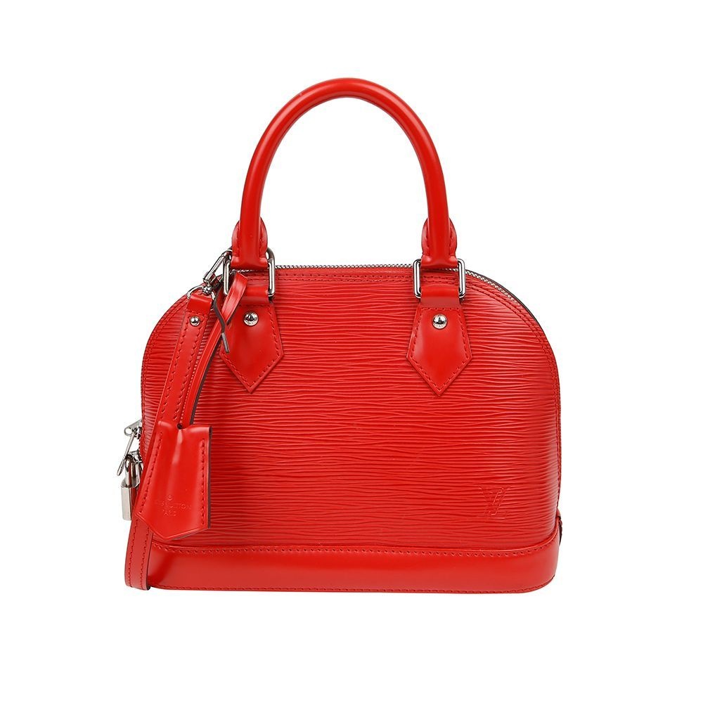 루이비통 중고 루이비통 알마 BB 코클리코 레더 토트 크로스백 레드 M41160 149112783