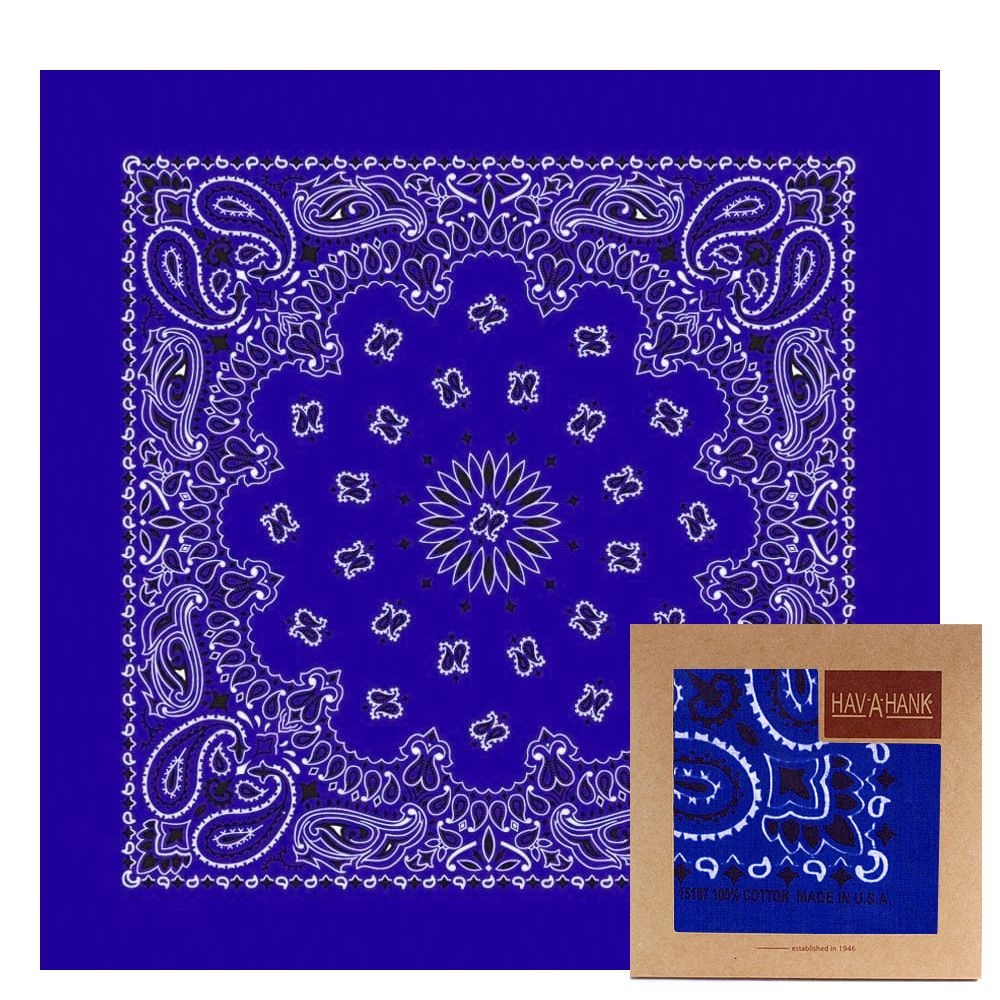 하바행크(HAV-A-HANK) [패션플러스][하바행크]하바행크 클래식 페이슬리 [로얄]