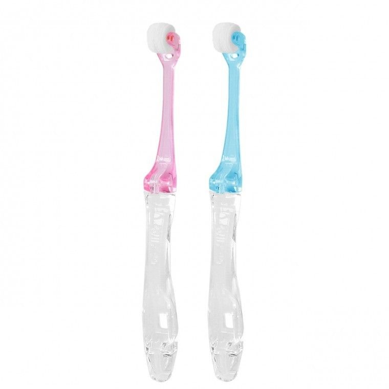 크룬 일본특허 기본형 제품 둥근 접이형 0.075mm 칫솔 크룬 초미세모 칫솔모