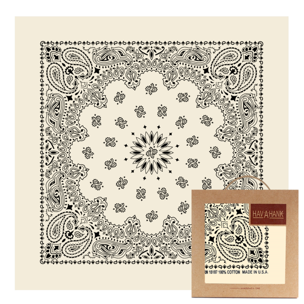 하바행크(HAV-A-HANK) [패션플러스][하바행크]하바행크 컨템포러리 페이슬리 [네츄럴]