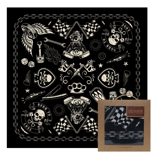 하바행크(HAV-A-HANK) [패션플러스][하바행크]하바행크 노벨티 Skull Crossbones