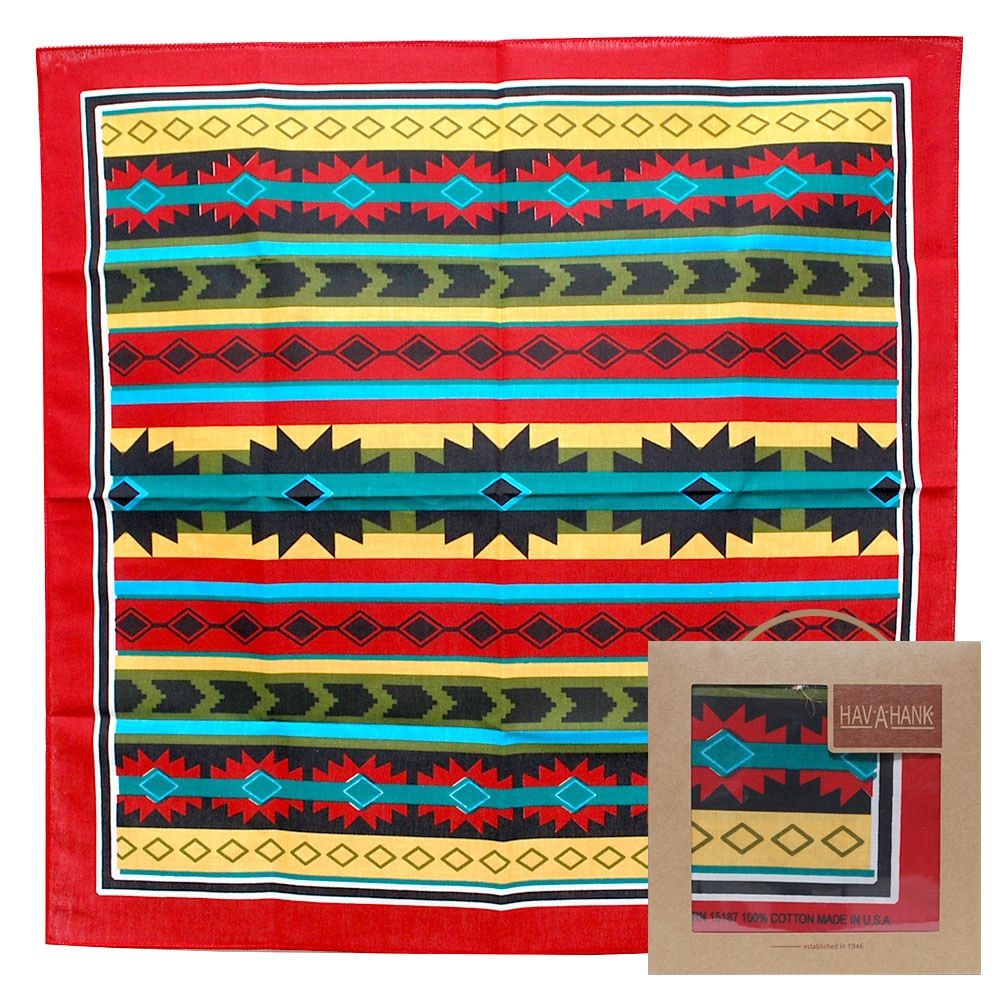 하바행크(HAV-A-HANK) [패션플러스][하바행크]하바행크 모던 아즈텍 [레드]