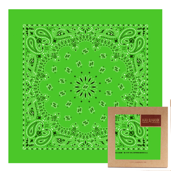 하바행크(HAV-A-HANK) [패션플러스][하바행크]하바행크 클래식 페이슬리 [라임]