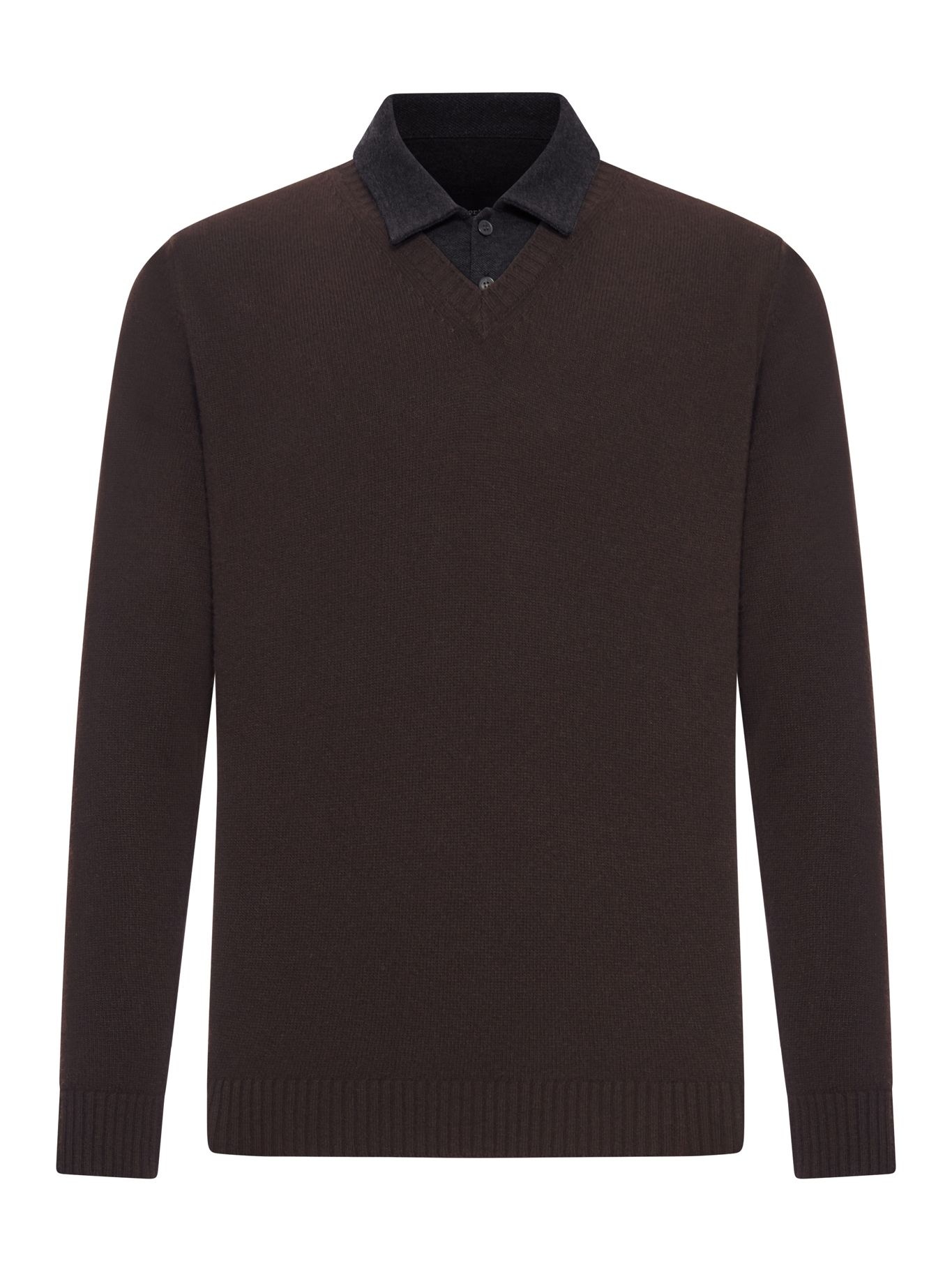 [해외] 로베르토 콜리나 [로베르토콜리나]  니트 253M37002SUM37SU08 MORO BLACK FW26 7265805 [관부가세포함]