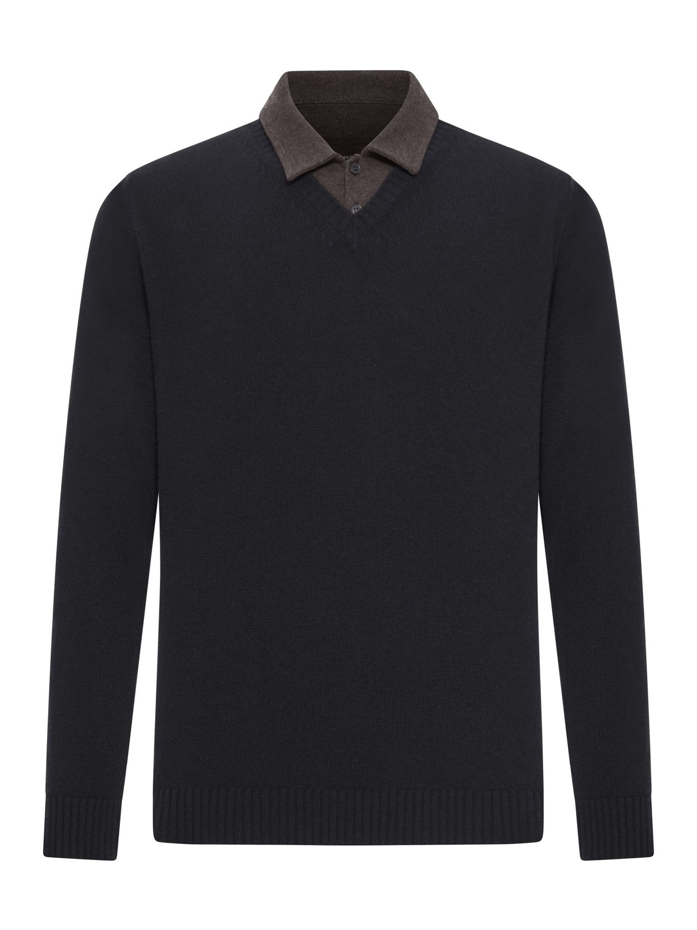 [해외] 로베르토 콜리나 [로베르토콜리나]  니트 253M37002SUM37SU09 BLACK MORO FW26 7265808 [관부가세포함]