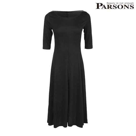 [롯데백화점] 파슨스 [Flat white] Incision A-line Dress (PW2S2OP12)