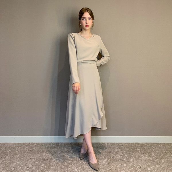 [롯데백화점] 파슨스 [정상가 159000원] Ssum dress_Beige [PW2Q9OP01] LE1220058646