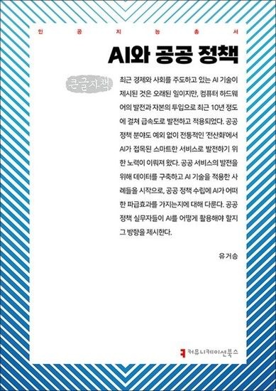 [큰글자도서] AI와 공공 정책