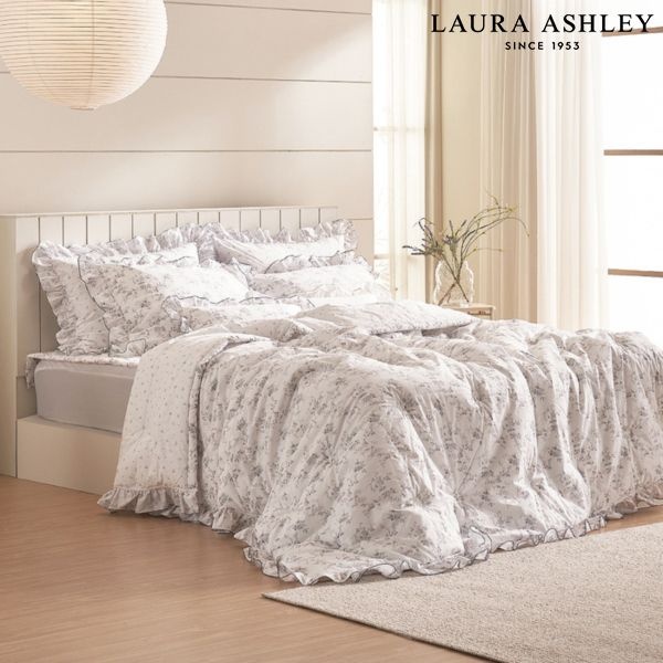 [롯데백화점] 로라애슐리 벨리아 바이오워싱 60수 면 차렵이불  Q 200x230 R11E3VEA24  GN LE1220417165