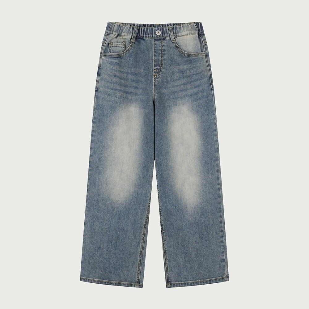 틴즈 풀밴딩 세미와이드 데님팬츠(14560-055-201-10-294)