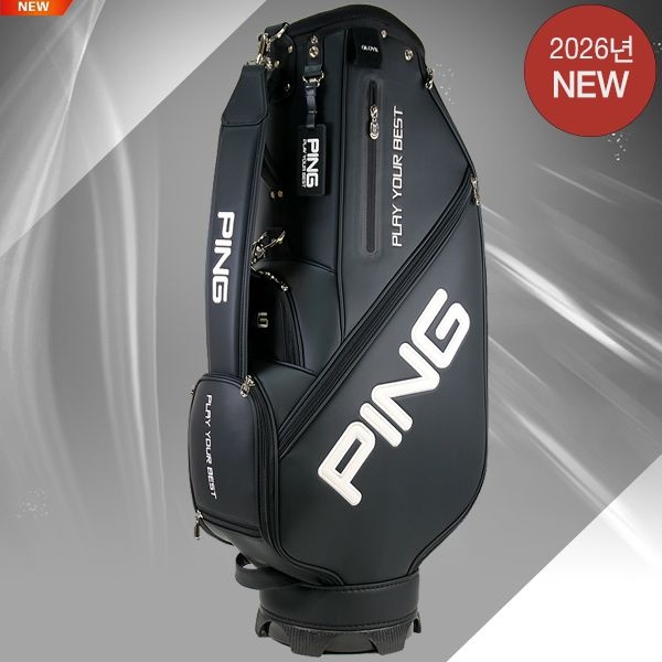 (PING) 2026년 NEW 핑 스포티 GX (Sporty GX) 캐디백(블랙)