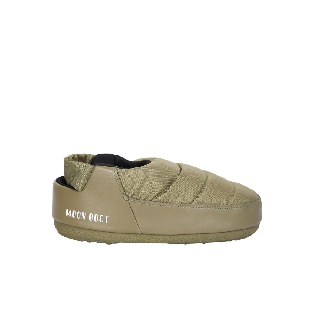 문부츠 [해외] 문부츠 24FW 문부츠 Kaki Evolution 샌들 by Moon Boot  designed for unforgettable 컴포트, they are made of quilted nylon 앤 have an elastic strap at t