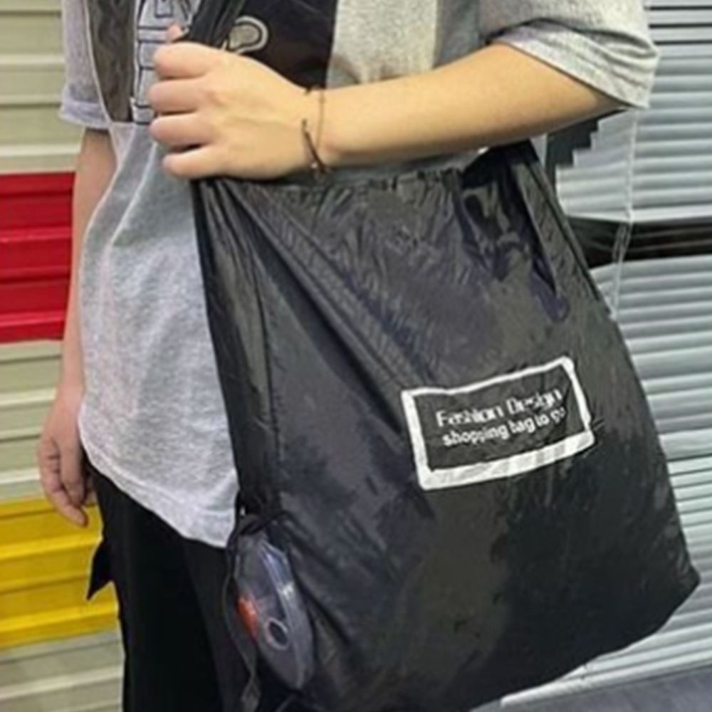 주식회사 센드잇 협력사 휴대용 숄더백 접이식 장바구니 원형 디스크 보관 에코백