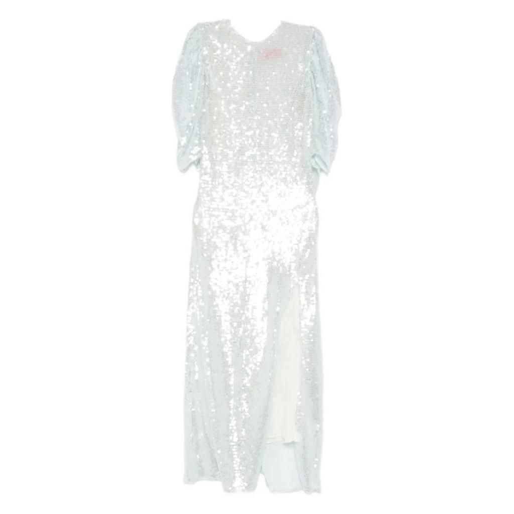 ROBERTA EINER 로테르타 아이너 ROBERTA EINER 드라마 퍼프 소매 시퀸 미디 드레스 RESS25 TP441680705