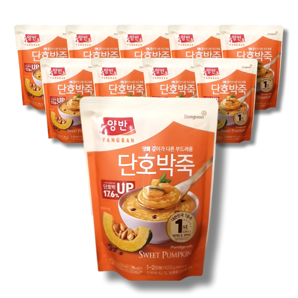 동원 양반죽 단호박죽 420g 10개