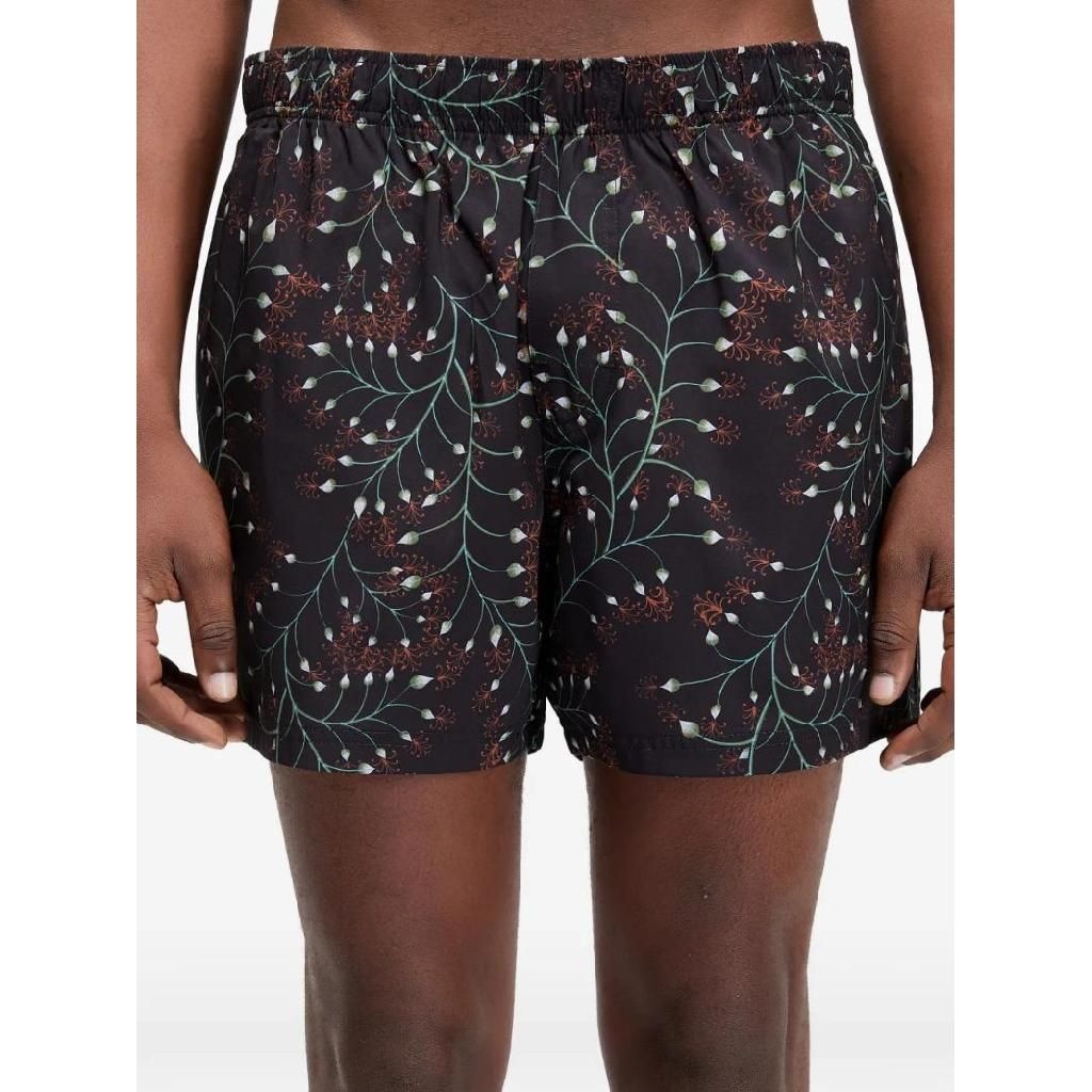 오스클랜 나뭇잎 프린트 비치 쇼츠 75969 TP452171212