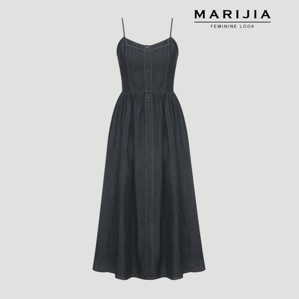 MARIJIA [기타 (패플)] [마리지아][4차리오더][MARIJIA] 데님 밴딩 나시 원피스_MOPA21052