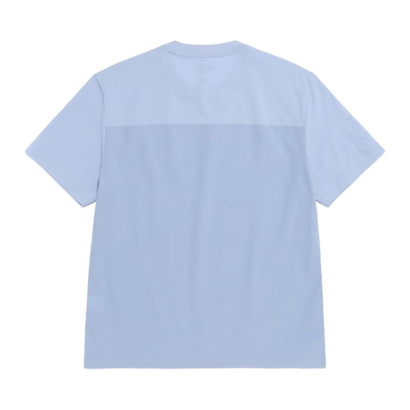 내셔널지오그래픽 NATIONALGEOGRAPHIC N262MTS340 에어플로우 배색형 반팔 티셔츠 STORM BLUE LVZ109