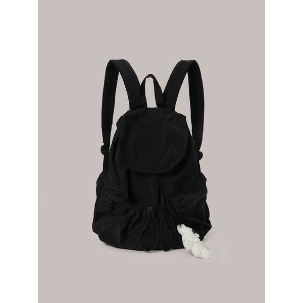 라미네즈 라미네즈 키링증정 Rustle String Backpack - Black