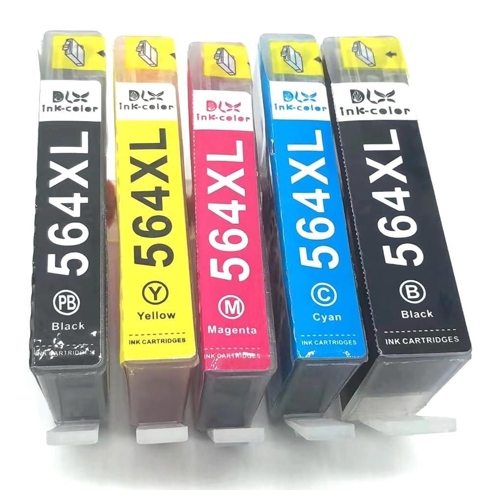 BJ-INK [해외] BJ-INK 호환 잉크 카트리지 교체 HP 564XL 564 잉크 카트리지 포토스마트 7520 7510 6520 6510 5520 5510 B8550 OfficeJet 4620 3500 프