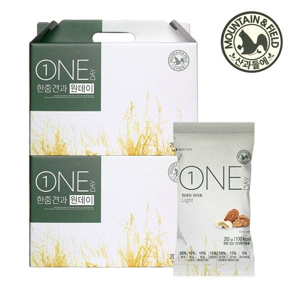 [산과들에] 하루견과 원데이라이트 30봉세트x2
