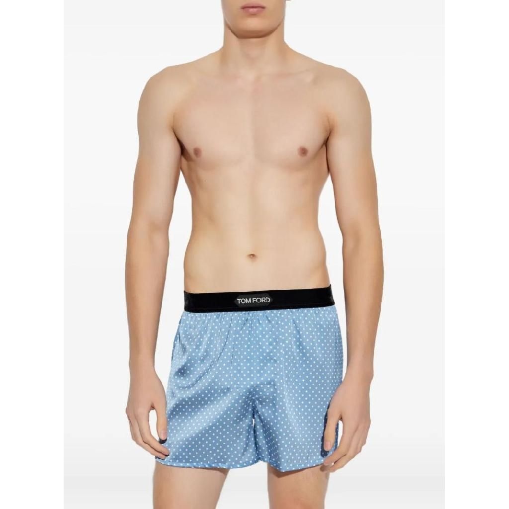 톰포드 폴카 도트 패턴 실크 복서 브리프 T4LE42090 TP444101777