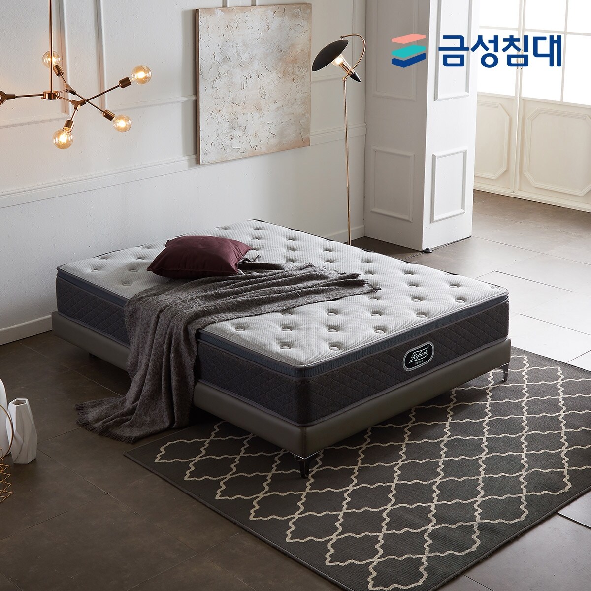 금성침대 리프레쉬 유로탑 매트리스 퀸(Q) 미디엄 (M)