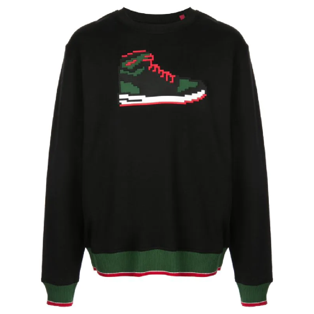 MOSTLY HEARD RARELY SEEN 8-BIT MOSTLY HEARD RARELY SEEN 8-BIT MOSTLY HEARD RARELY SEEN 8 BIT 레드 스니커즈 스웨트셔츠 MHEB08AIK16 TP423817633