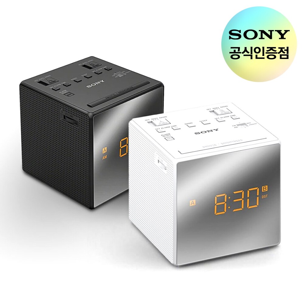 [소니공식스토어] SONY ICF-C1T FM/AM 클락 라디오 더블 알람 LED 스피커 타이머...