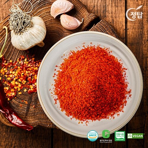 [정탑] 국내산 햇 고춧가루 1kg x 2팩 (중간가루/다용도/양념용)