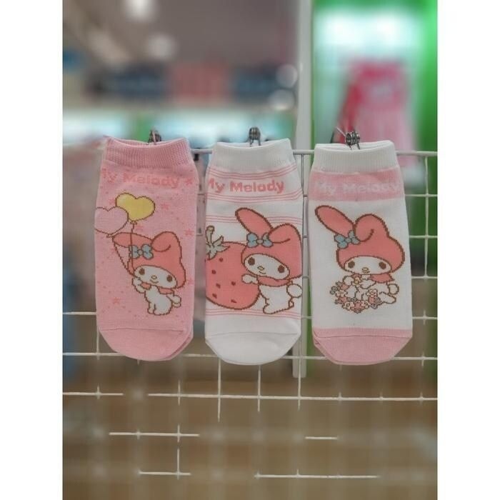 디즈니세이브존01디즈니마이멜로디아동단목양말3매세트5호TD5YU60268