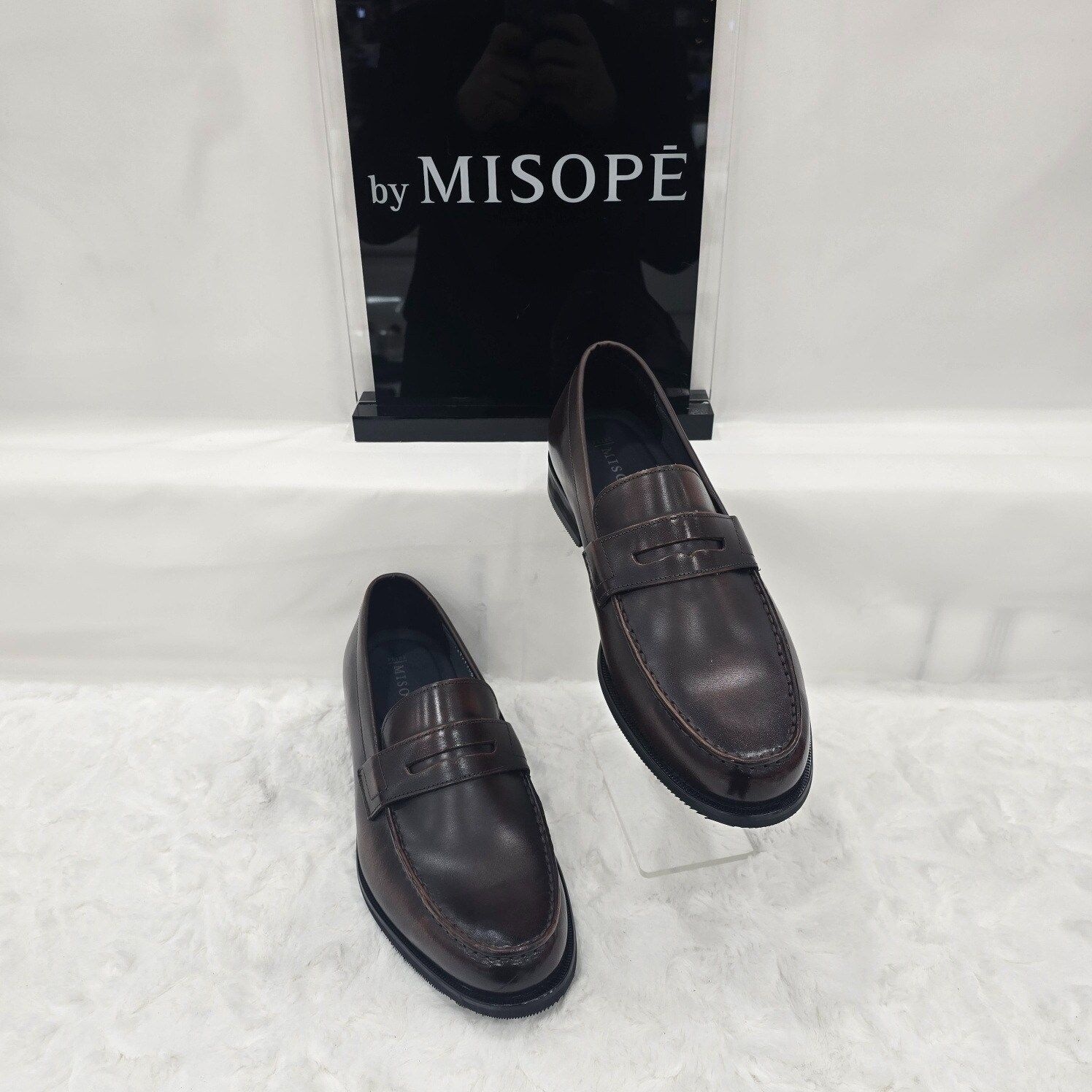 By미소페 남성 클래식 페니 로퍼 122HH219TT003 MBROWN 2JJ