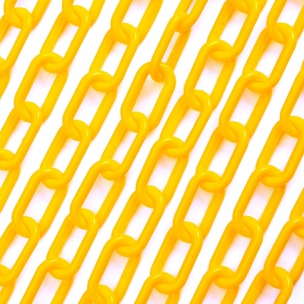 MMD협력사 25M 가드라인 플라스틱 체인(두께10MM) (옐로우)