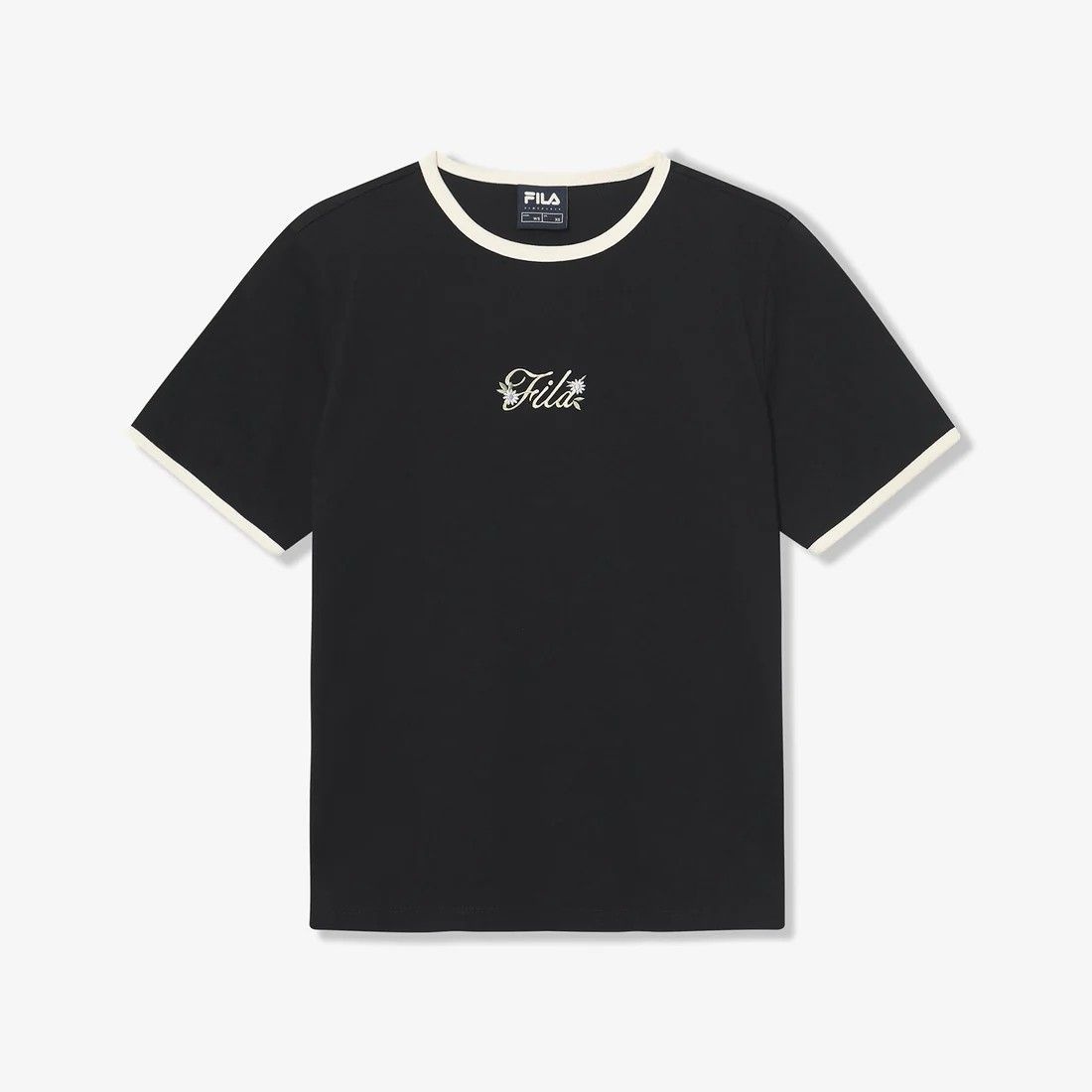 [롯데백화점] 휠라 Coldwave+ 링거 변형로고 반팔티 FS262RS01F005001 LE1221400291