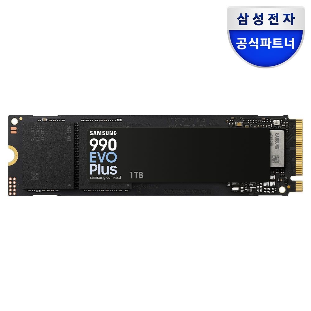 삼성전자 삼성전자 공식인증 삼성SSD 990 EVO Plus NVMe M.2 SSD 1TB MZ-V9S1T0BW (정품)