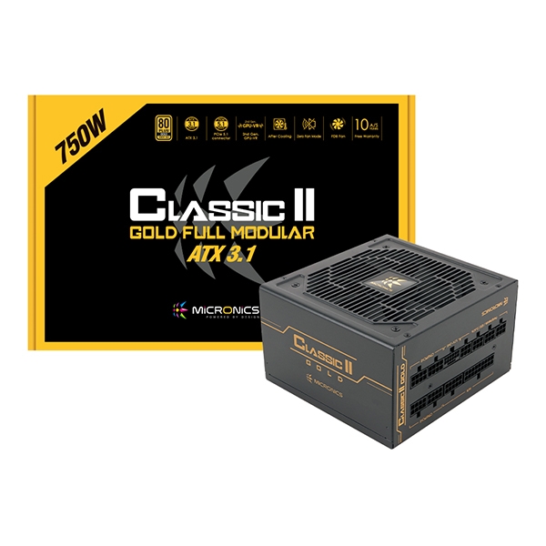 [오늘출발] 마이크로닉스 Classic II 750W 80PLUS골드 풀모듈러 ATX3.1